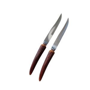 Sheffield england, set of two antler handled knives